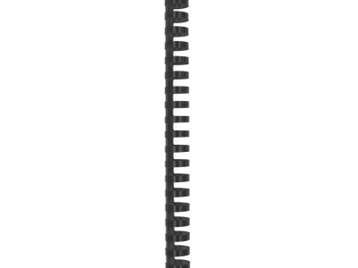 Spirala plastična za uvez do 180 listova 22mm 50/1 okrugla crna