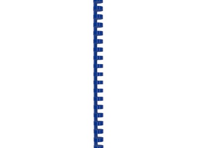 Spirala plastična za uvez do 120 listova 16mm 100/1 okrugla plava