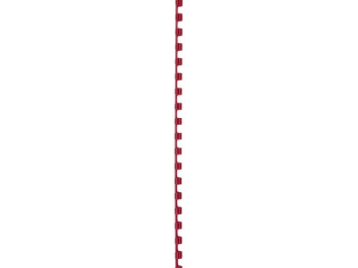Spirala plastična za uvez do  20 listova  6mm 100/1 okrugla crvena
