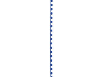 Spirala plastična za uvez do  20 listova  6mm 100/1 okrugla plava