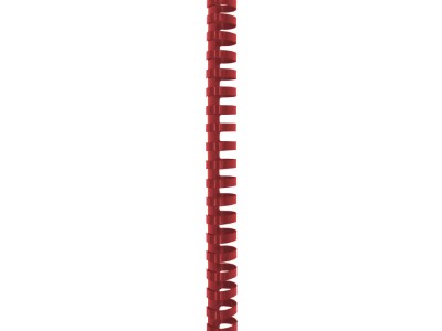Spirala plastična za uvez do 340 listova 38mm 50/1 ovalna crvena