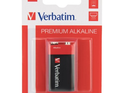 Baterija VERBATIM 49924 D 6LR61 9V Alkalne