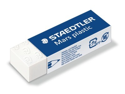 Gumica za brisanje Staedtler 526 50 bijela plastic