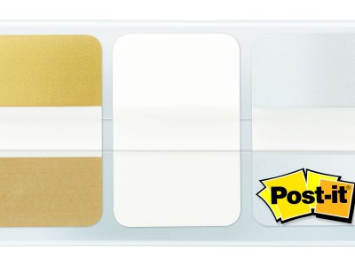 Zastavica 25,4x38,1mm 3x12 listova Printed Metallic Post-it 3M 3 boje