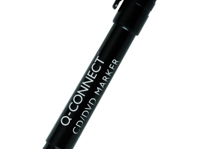 Marker permanentni 1,0mm CD/DVD Q-Connect crni