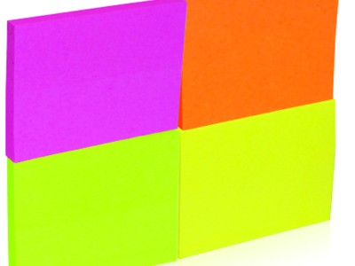 Blok samoljepljivi  38x51mm 4x50 listova mix 4 boje neon Donau