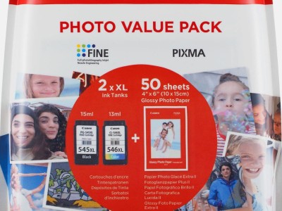 Tinta CANON PG-545XL + CL-546XL Multipack Photo(50 sheets) original