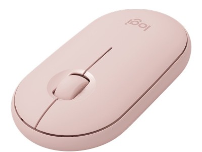 Miš LOGITECH M350 Pebble Wireless & Bluetooth Silent - Rose