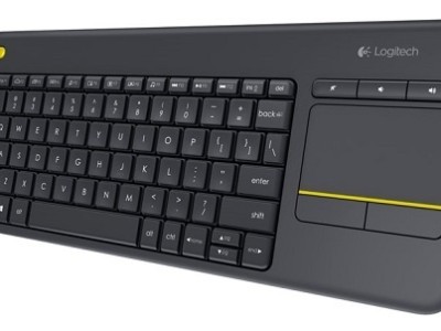 Tipkovnica LOGITECH K400+ Wireless Touch - Black