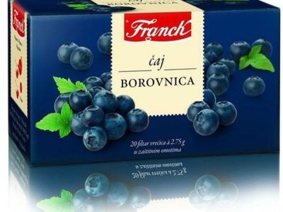 Čaj FRANCK Borovnica omot 55g 20/1