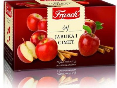 Čaj FRANCK Jabuka cimet omot 60g 20/1