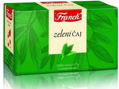 Čaj FRANCK Zeleni omot 35g 20/1