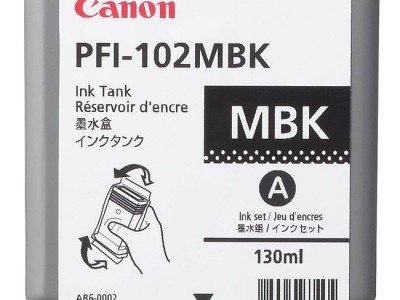 Tinta CANON PFI-102MBK Mat Black original