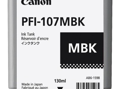 Tinta CANON PFI-107MBK Mat Black original