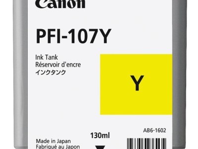 Tinta CANON PFI-107Y Yellow original