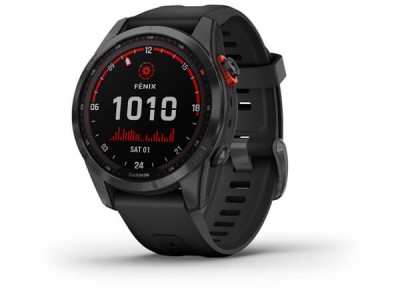 Smart watch GARMIN Fenix 7S SOLAR Tamnosivi s crnim remenom - 010-02539-13