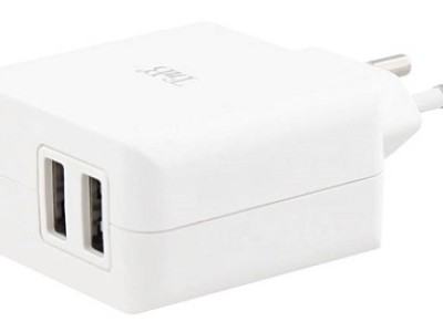 Adapter za napajanje T'nB 220V=>USB - kućni punjač  2x 4.8A