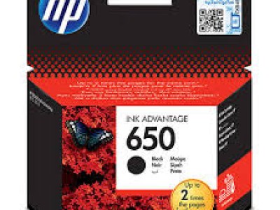 Tinta HP CZ101AE Black No.650 original