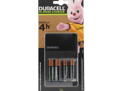 Punjač baterija DURACELL CEF 14 + 2 kom AA 1300mAh NiMH + 2 kom AAA 750mAh