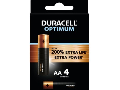 Baterija DURACELL OPTIMUM Extra Power AA 4/1