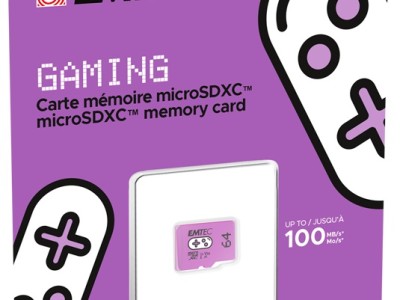 Memorijska kartica Micro Secure Digital  64GB EMTEC UHS-I U3 V30 Gaming Purple