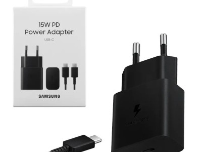 Adapter za napajanje SAMSUNG - kućni punjač USB Type-C 15W + USB-C kabel