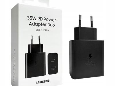 Adapter za napajanje SAMSUNG - Duo brzi kućni punjač bez kabela, 35W,crni