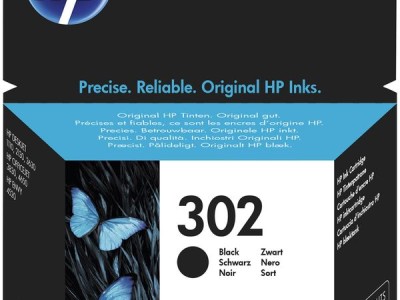 Tinta HP F6U66AE Black No.302 original