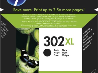 Tinta HP F6U68AE Black No.302XL original