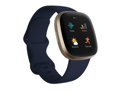 Smart watch FITBIT Versa 3, Midnight/Soft Gold - FB511GLNV