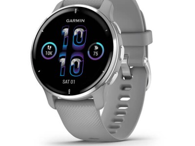 Smart watch GARMIN Venu 2 Plus Powder Gray Silver - 010-02496-10