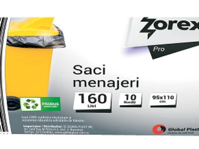 Vreća za smeće 160L 95x110cm 10/1 LDPE Zorex Pro