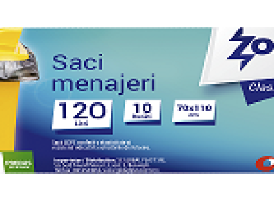 Vreća za smeće 120L 70x110cm 10/1 LDPE Zorex Clasic
