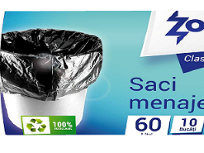 Vreća za smeće  60L 60x80cm 10/1 LDPE Zorex Clasic