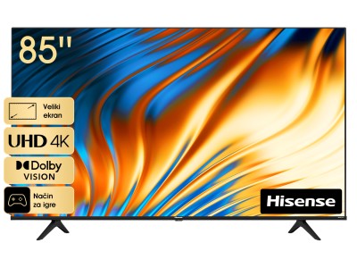 TV HISENSE 85A6BG,  85", 216cm, 4K, UHD, SMART