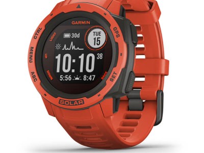 Smart watch GARMIN Instinct Solar Flame Red - 010-02293-20