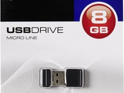 USB 2.0 Flash drive   8GB INTENSO Micro Line - crni