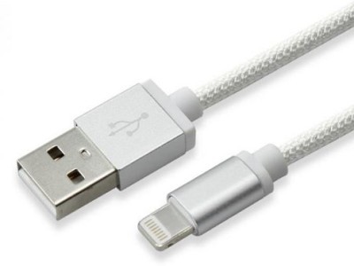 Kabel Lightning USB SBOX punjač,data - iPad, iPhone5/6/7 - 1.5m Silver