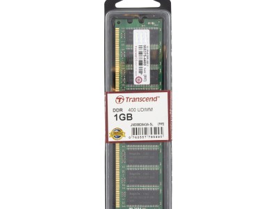 Memorija RAM DDR 1GB TRANSCEND PC-3200 (400MHz) 184-pin