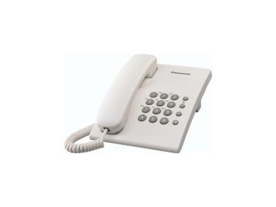 Telefon PANASONIC KX-TS500FXW stolni - bijeli