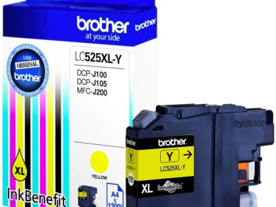 Tinta BROTHER LC-525XL Yellow original