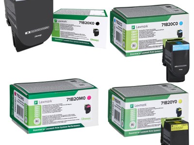 Toner LEXMARK CS/CX317/417/517 Cyan original