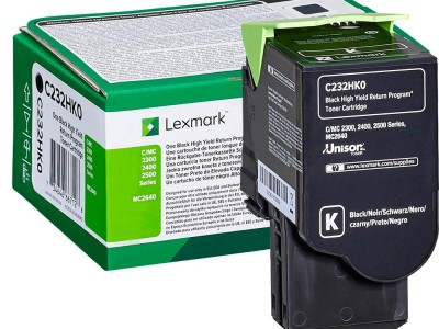 Toner LEXMARK C/MC2325/2425/2535/MC2640 C232HK0 Black original