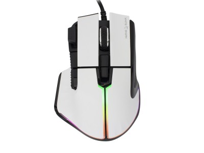 Miš WHITE SHARK GM-9006 Marrok RGB 12000DPI - bijeli