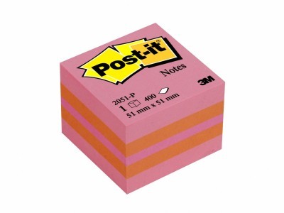 Blok samoljepljivi  51x51mm 400 listova Post-it 3M 2051P