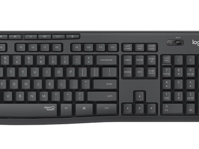 Tipkovnica LOGITECH MK295 Silent Wireless Desktop (tipkovnica+miš) - crna