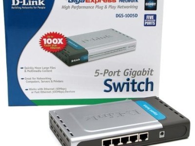 Mrežni switch 10/100/1000Mbps  5 portni D-LINK DGS-1005D