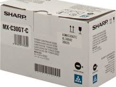 Toner SHARP MX-C30GTC Cyan