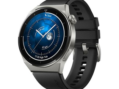 Smart watch HUAWEI GT3 Pro 46mm - Black Fluoroelastomer Strap - Odin-B19S