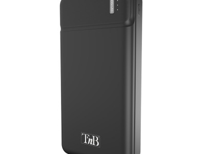 Power Bank 20000mAh T'nB Universal USB+TYPE-C - Black